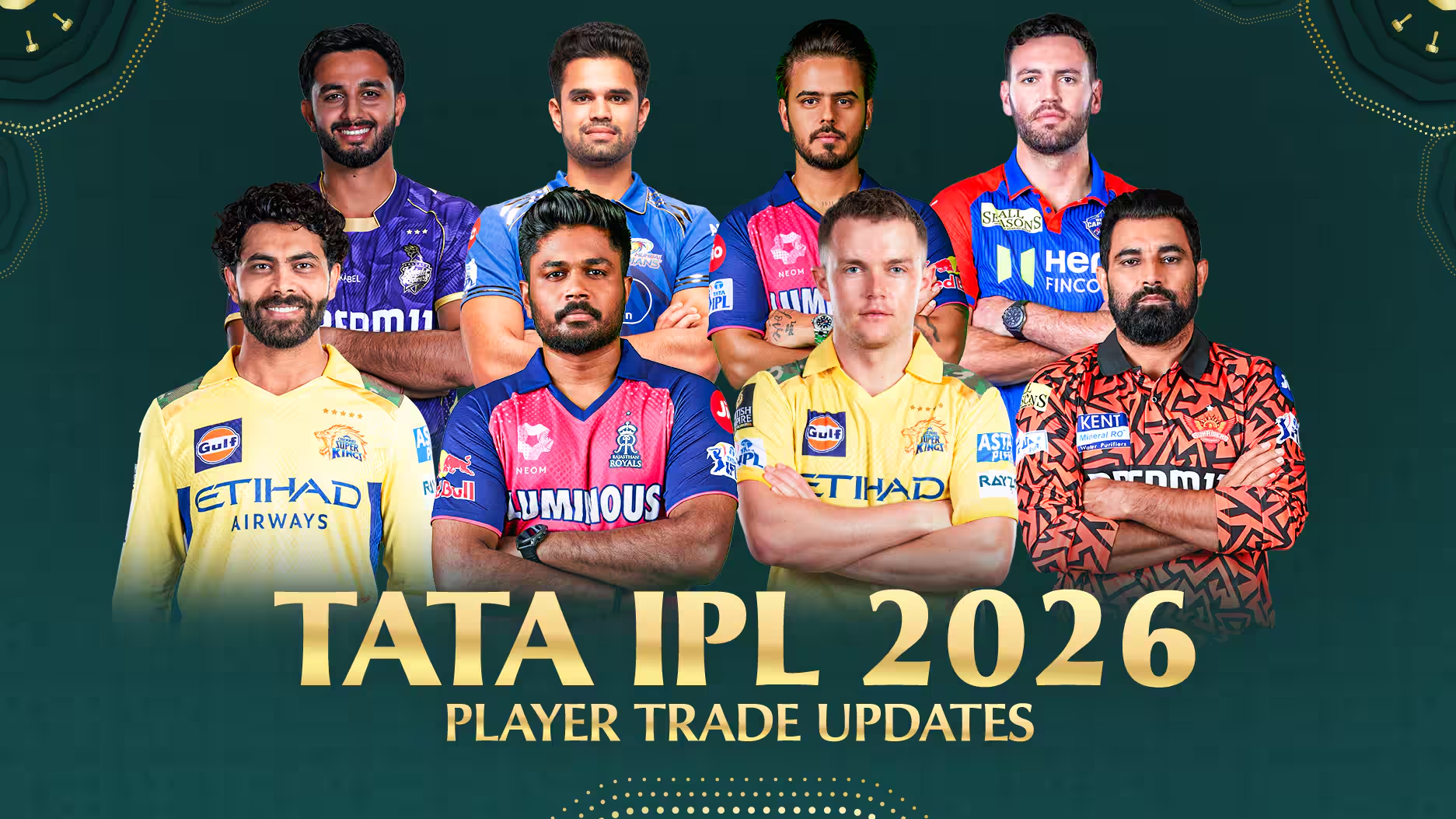 IPL 2026 all desi teams and captains - khelogame99